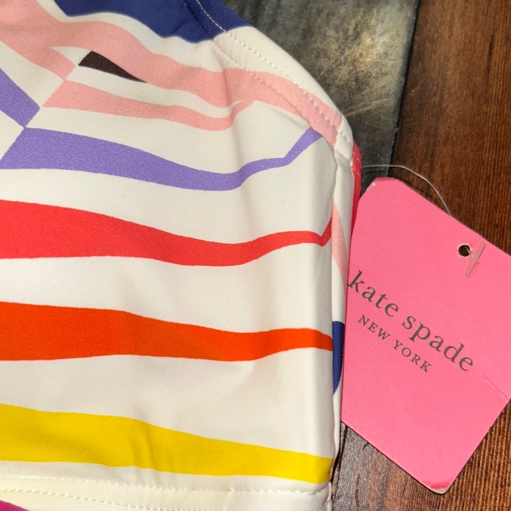 NWT Kate Spade XL geobrella bikini top